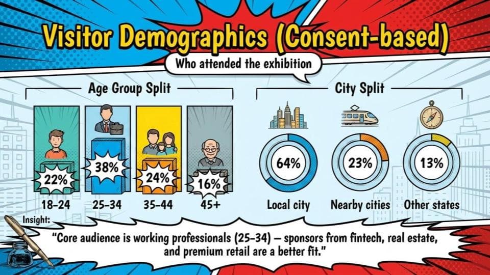 Demographics analytics - visitor breakdown and insights