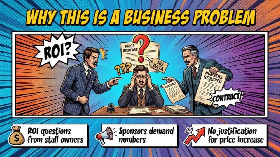 Why this is a business problem - traditional event entry challenges